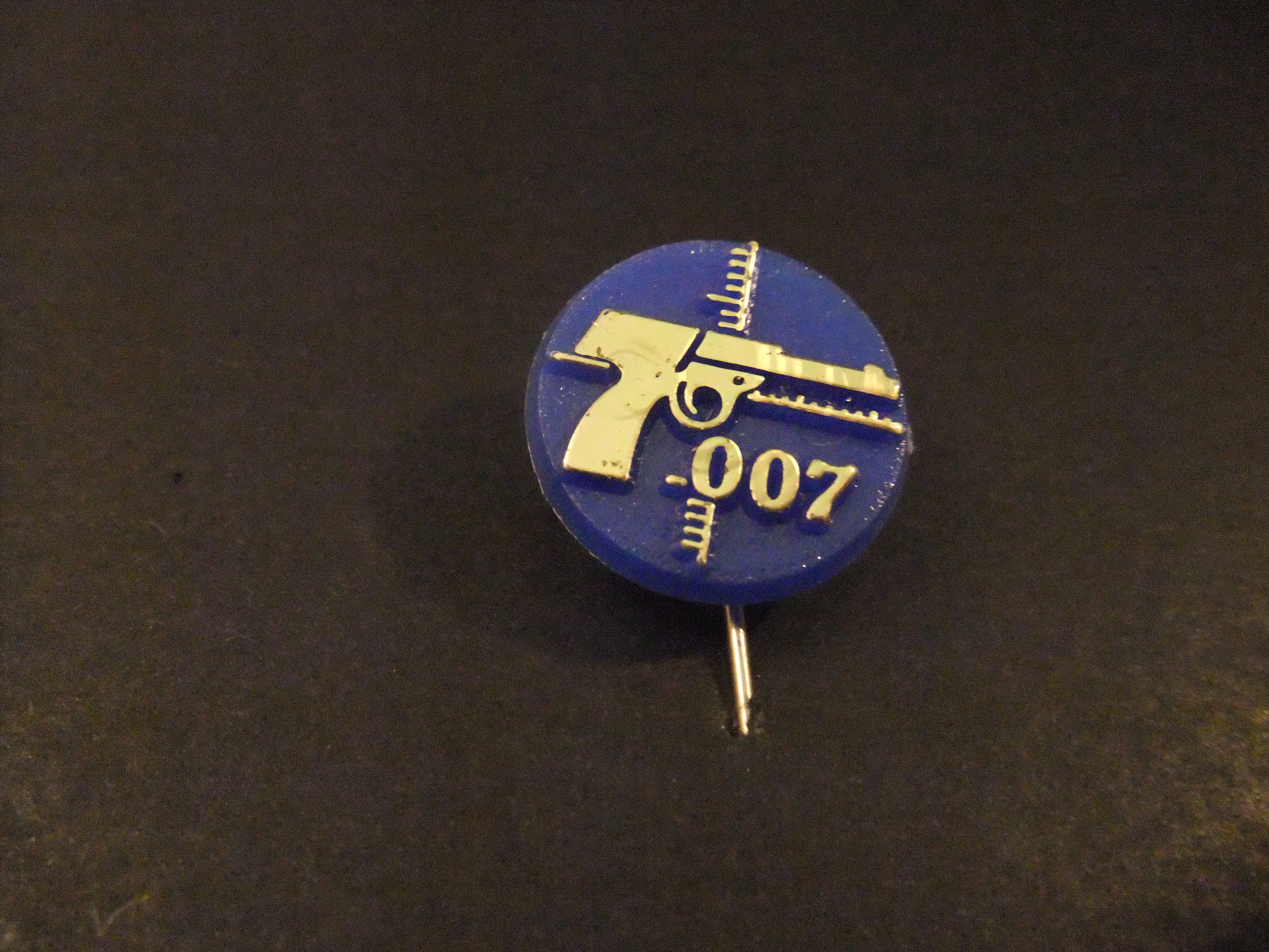 James Bond (geheim agent OO7) blauw-goudkleurig pistool